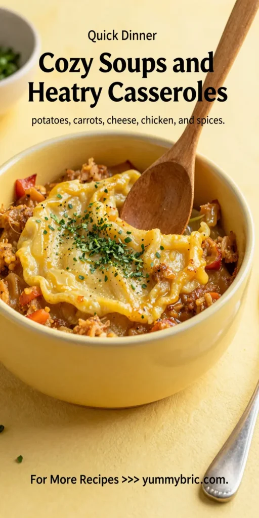 Cozy Soups and Hearty Casseroles