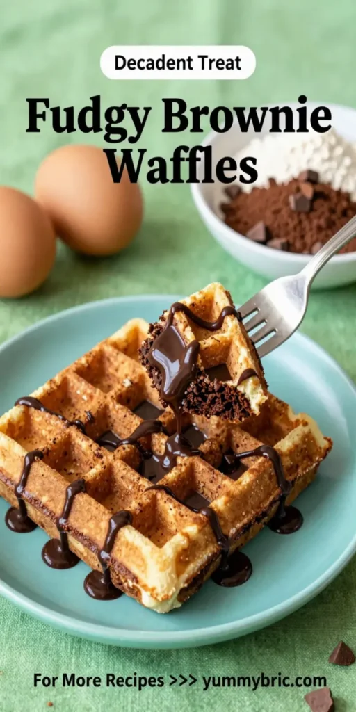 Fudgy Brownie Waffles