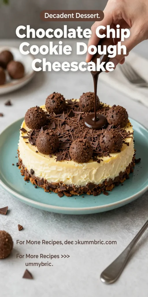 Chocolate Chip Cookie Dough Cheesecake
