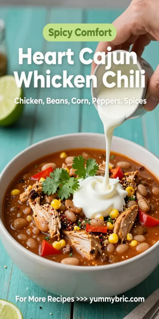 Hearty Cajun White Chicken Chili