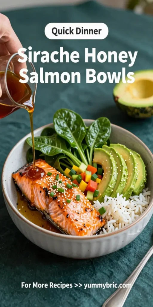 Sriracha Honey Salmon Bowls