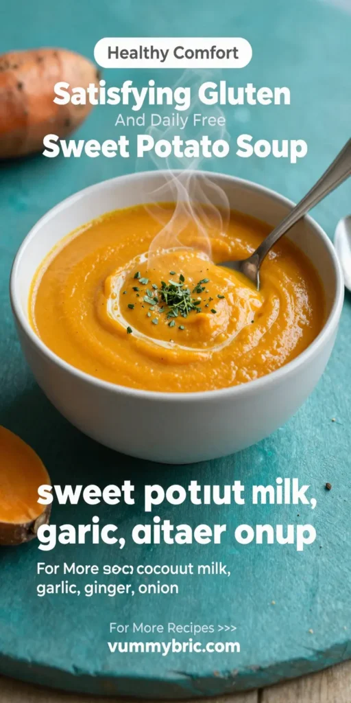 Satisfying Gluten And Dairy Free Sweet Potato Soup