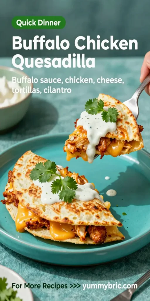 Buffalo Chicken Quesadilla