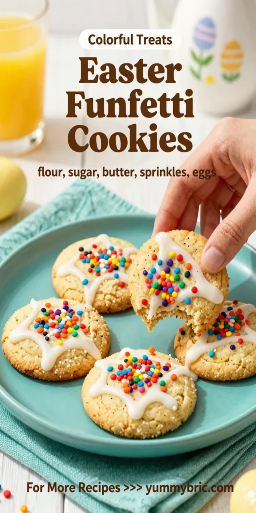 Easter Funfetti Cookies