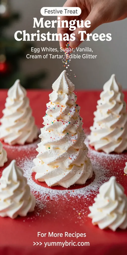Meringue Christmas Trees