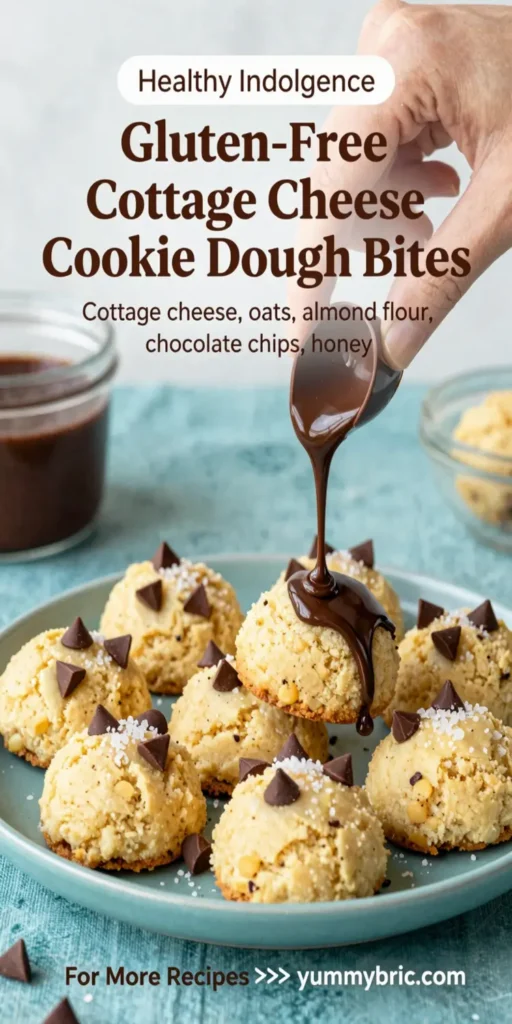 Gluten-Free Cottage Cheese Cookie Dough Bites
