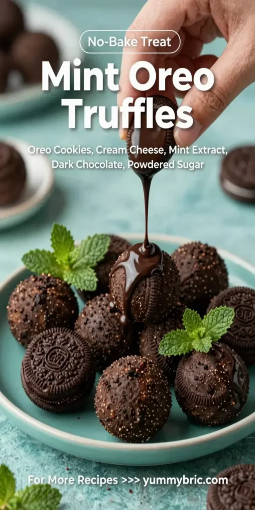 Mint Oreo Truffles