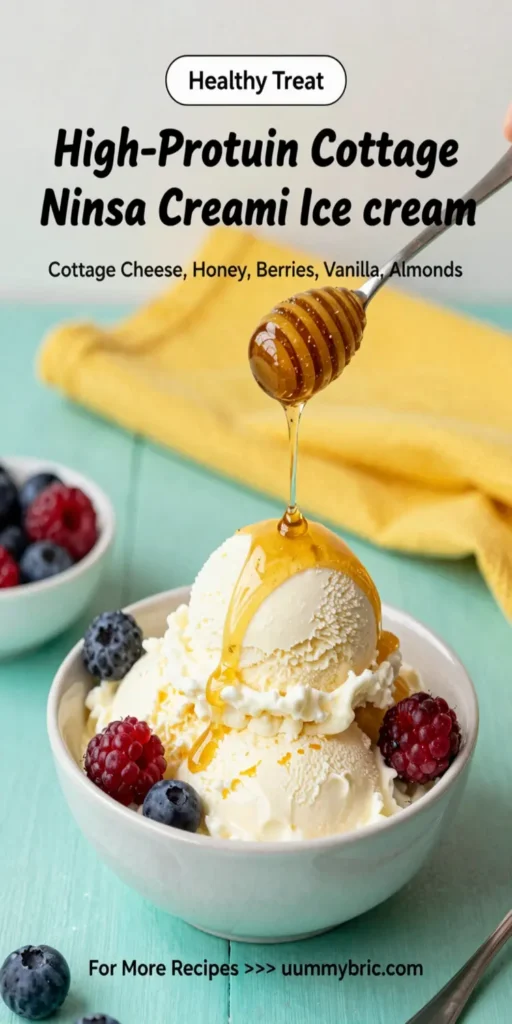 High-Protein Cottage Cheese Ninja Creami Ice Cream