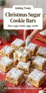 Christmas Sugar Cookie Bars