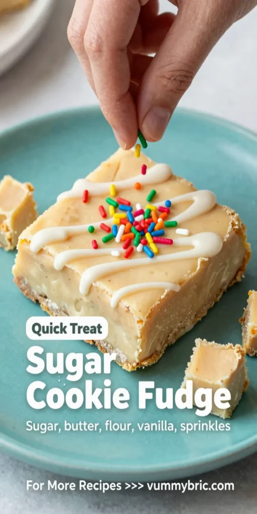 Sugar Cookie Fudge