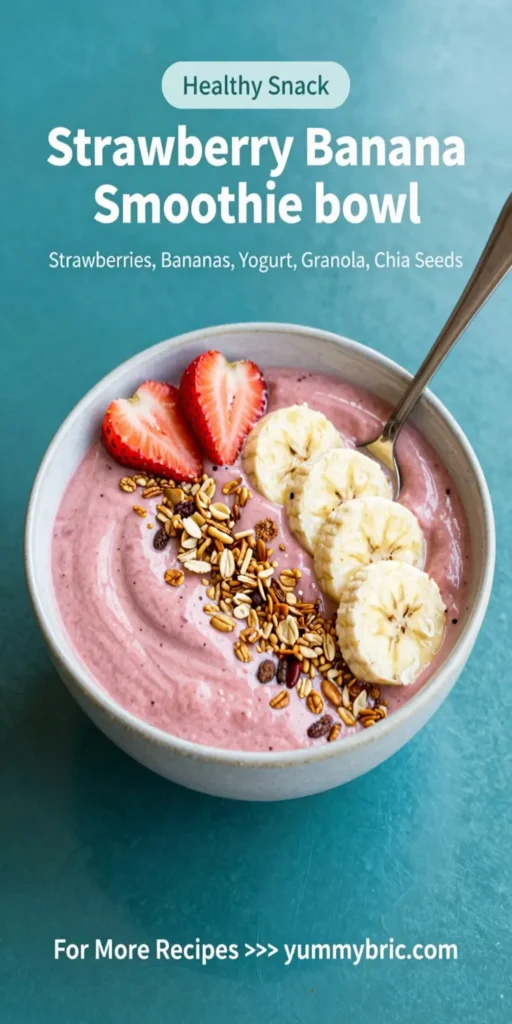 Strawberry Banana Smoothie Bowl