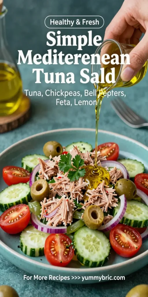 Simple Mediterranean Tuna Salad