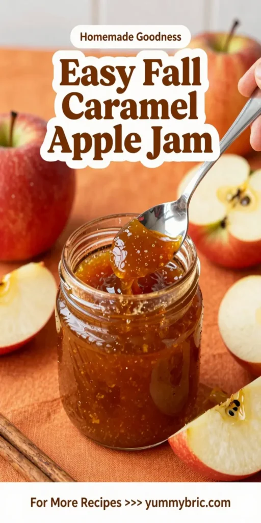 Easy Fall Caramel Apple Jam