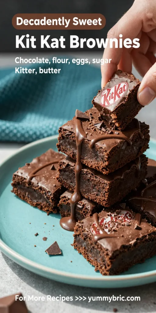 Kit Kat Brownies