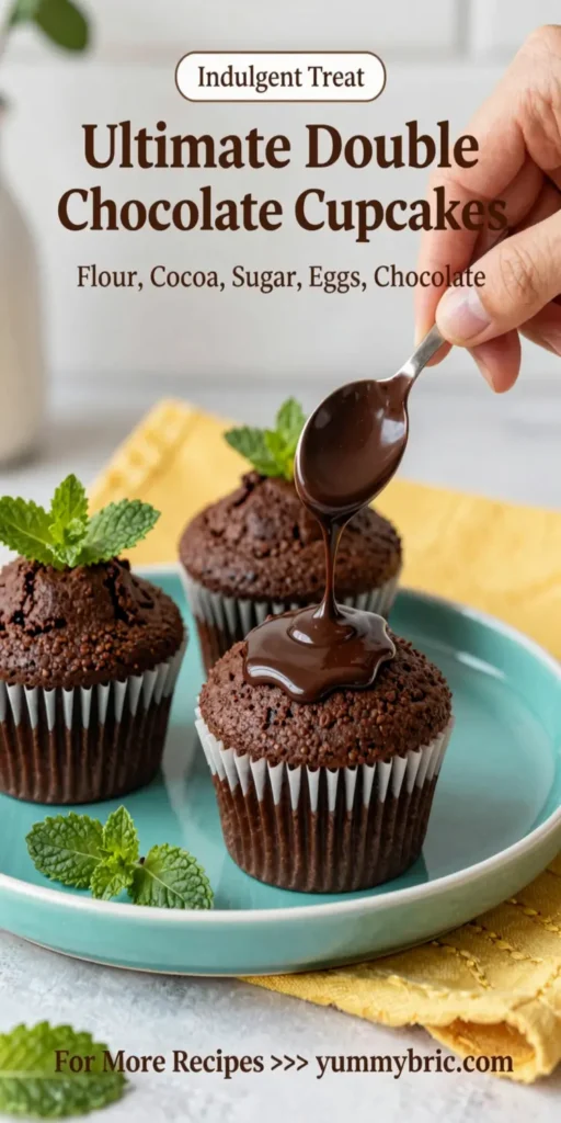 Ultimate Double Chocolate Cupcakes