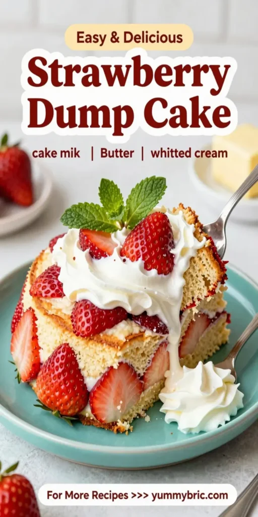 Strawberry Dump Cake