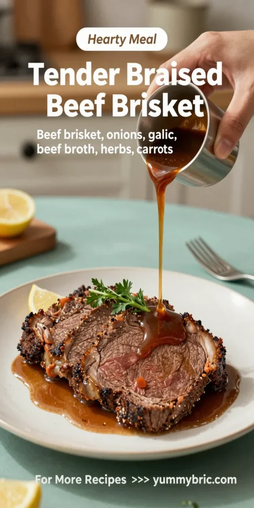 Tender Braised Beef Brisket