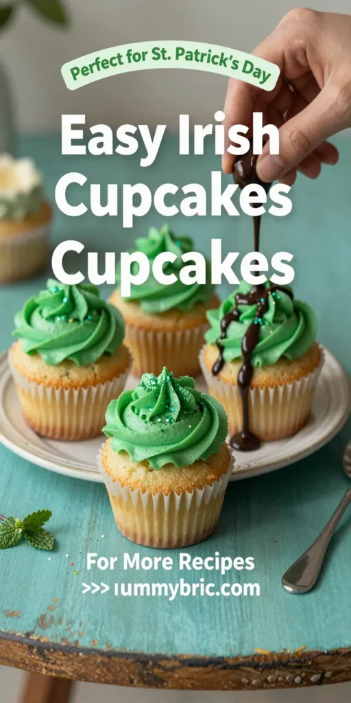 Easy Irish Cupcakes