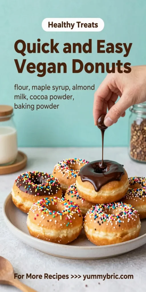 Quick and Easy Vegan Donuts