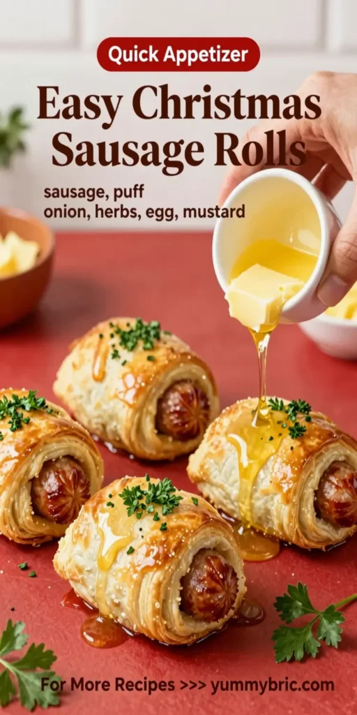 Easy Christmas Sausage Rolls
