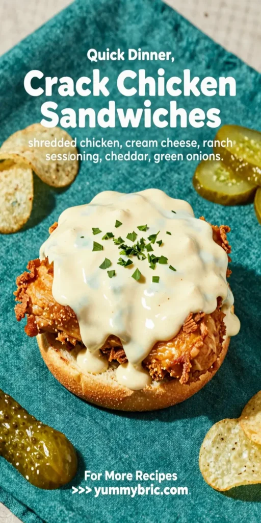 Crack Chicken Sandwiches