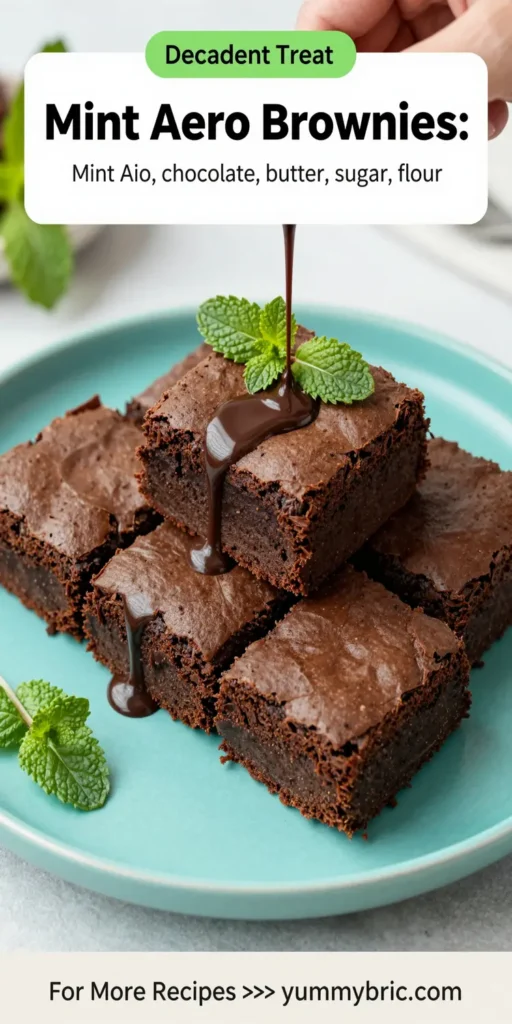 Mint Aero Brownies