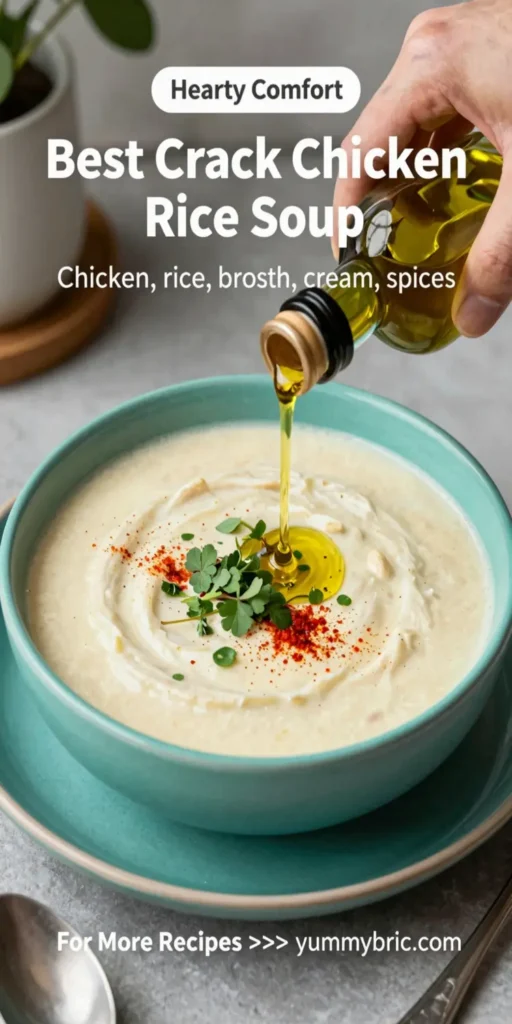 Best Crack Chicken Rice Soup