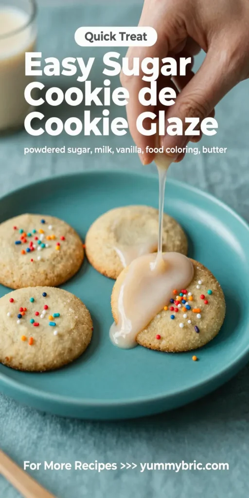 Easy Sugar Cookie Glaze
