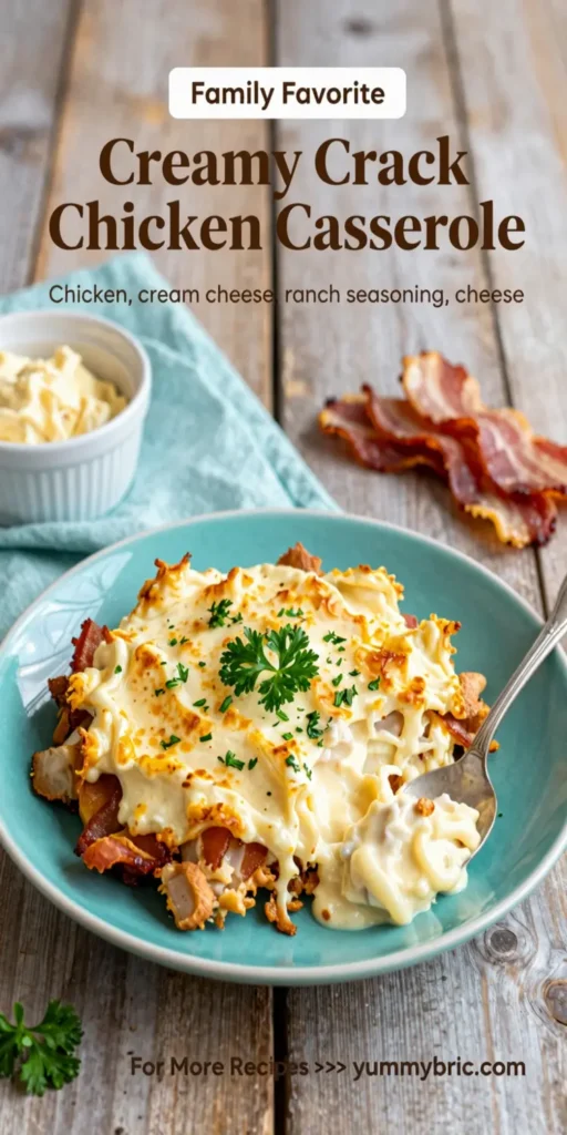 Creamy Crack Chicken Casserole