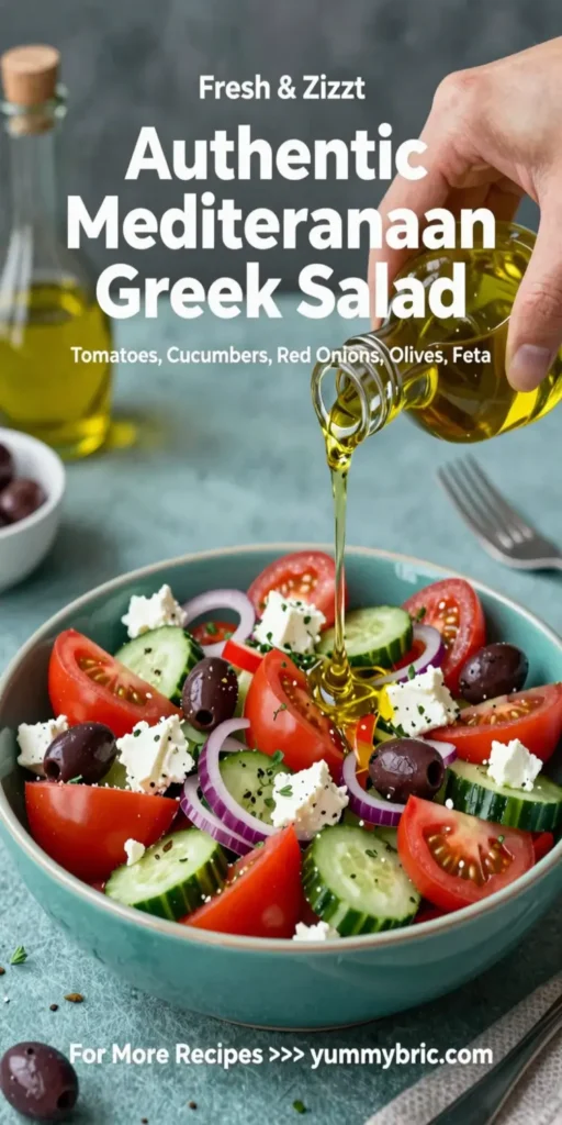 Authentic Mediterranean Greek Salad