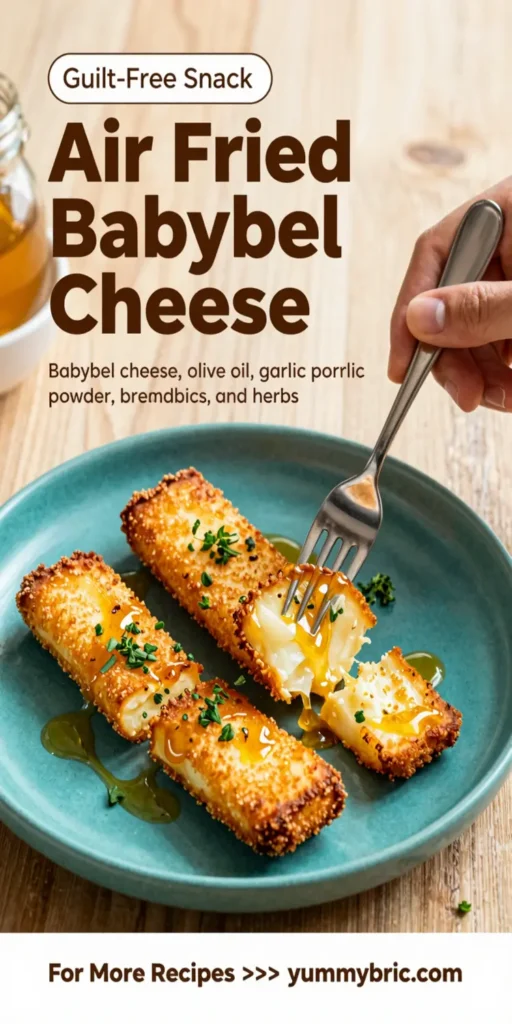 Air Fried Babybel Cheese