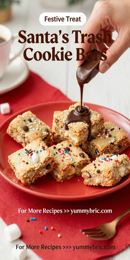 Santa's Trash Cookie Bars