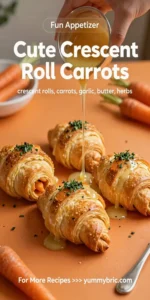 Cute Crescent Roll Carrots