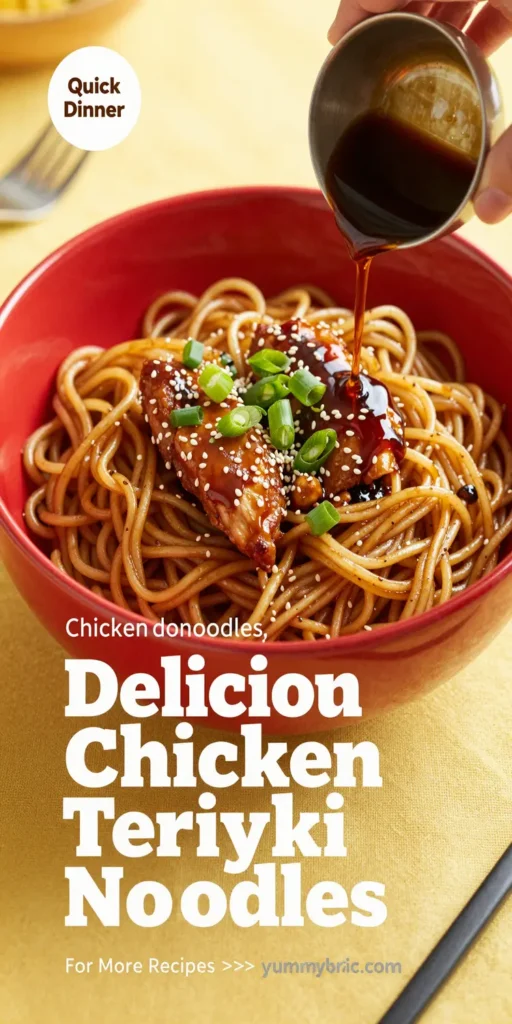 Delicious Chicken Teriyaki Noodles