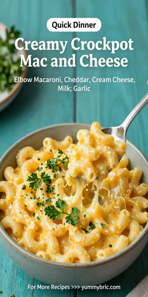 Creamy Crockpot Mac and Cheese