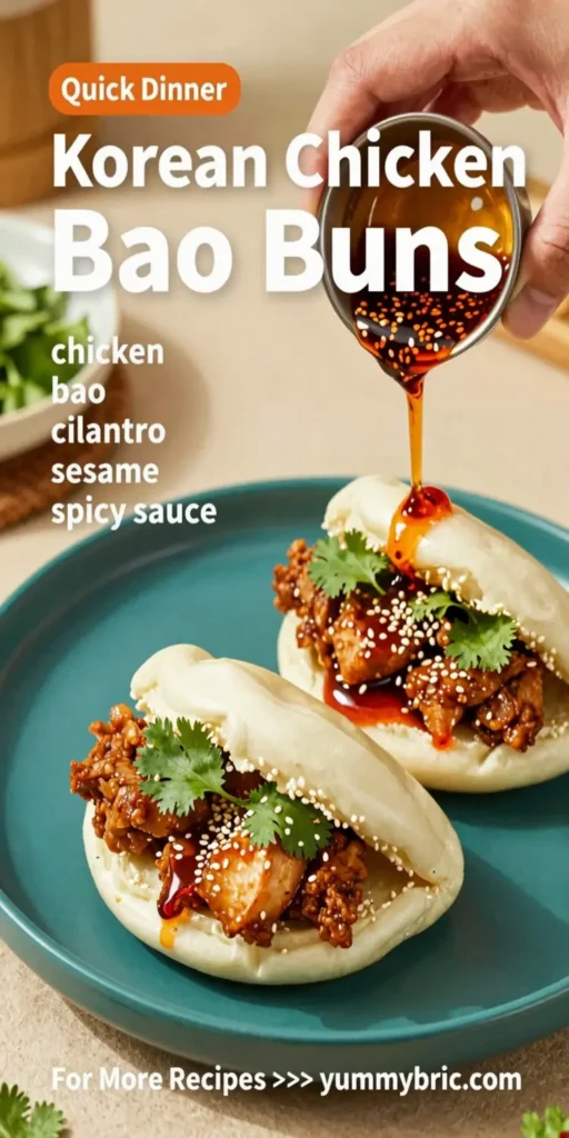 Korean Chicken Bao Buns