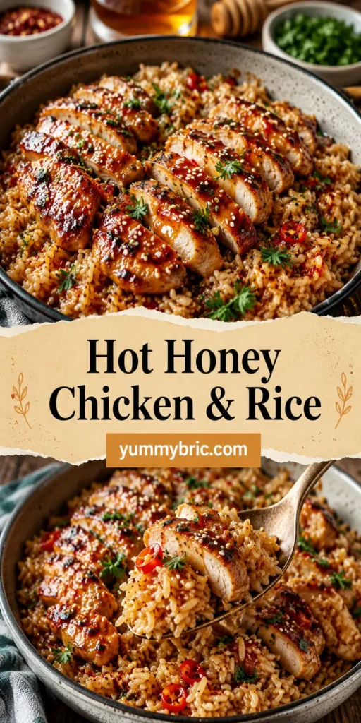 One Pan Hot Honey Chicken with Rice