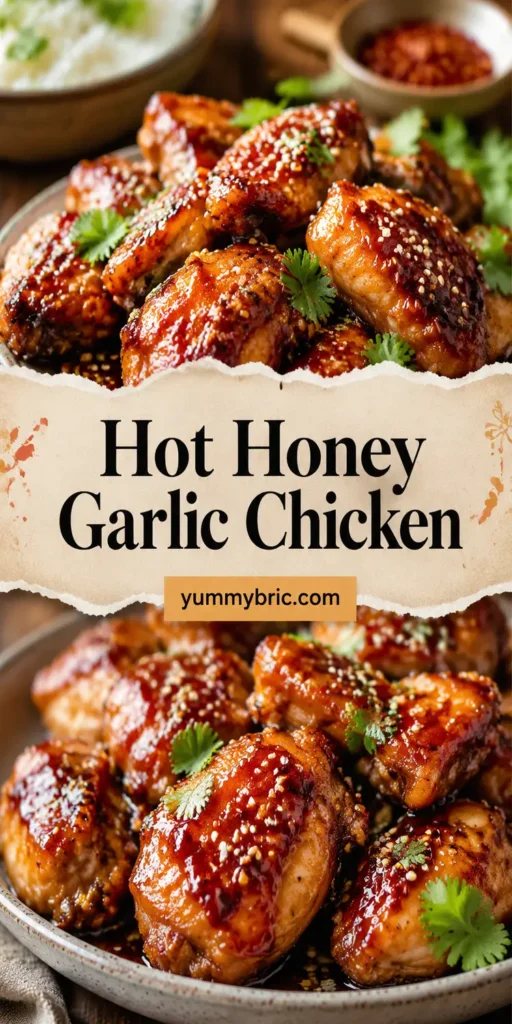 Hot Honey Garlic Chicken for Summer Dinner