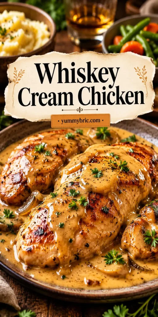 Restaurant Style Whiskey Cream Chicken Dinner