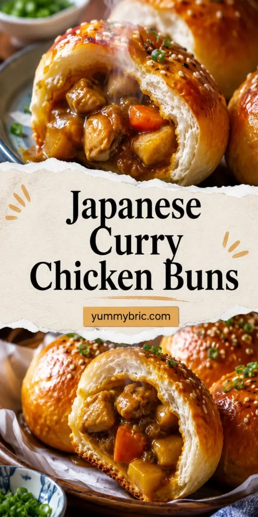 Japanese Curry Chicken Buns for Meal Prep