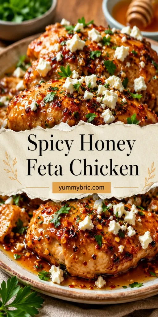 Spicy Honey Feta Chicken for Weeknight Dinner