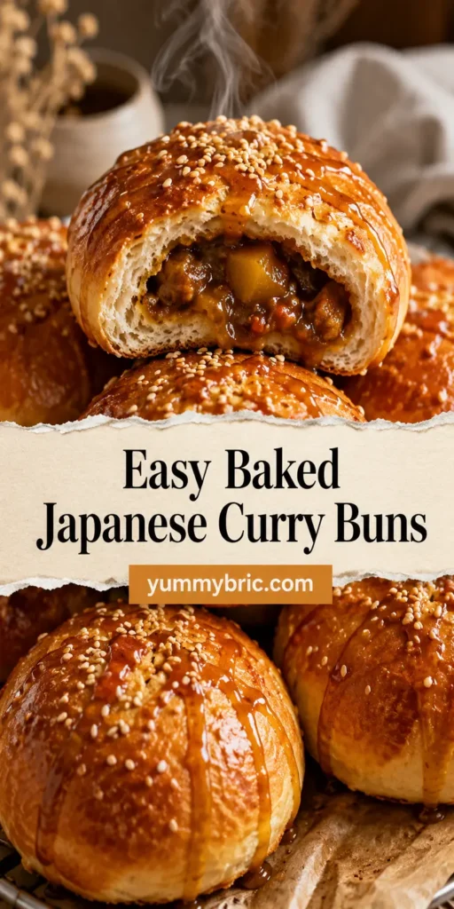 Easy Baked Japanese Curry Buns