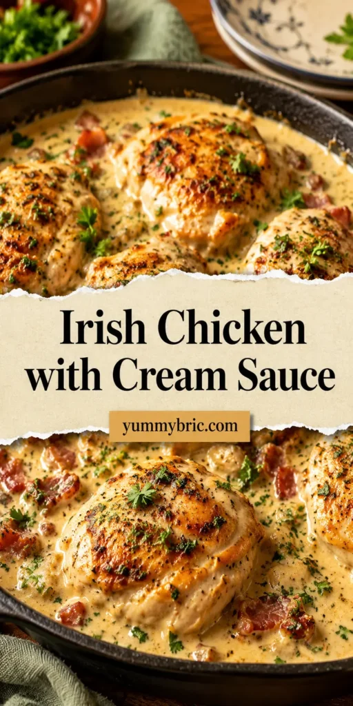 One Pan Irish Chicken with Cream Sauce