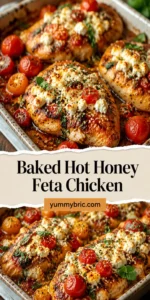 Baked Hot Honey Feta Chicken with Tomatoes