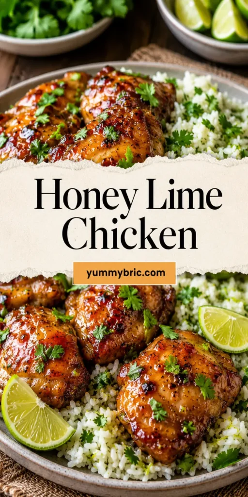 Honey Lime Chicken with Cilantro Rice