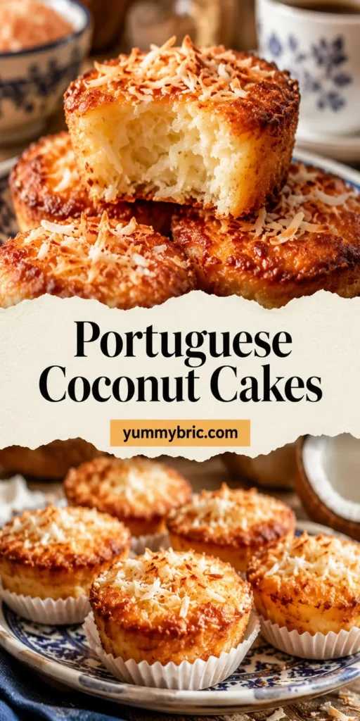 Portuguese Coconut Cakes for Afternoon Coffee