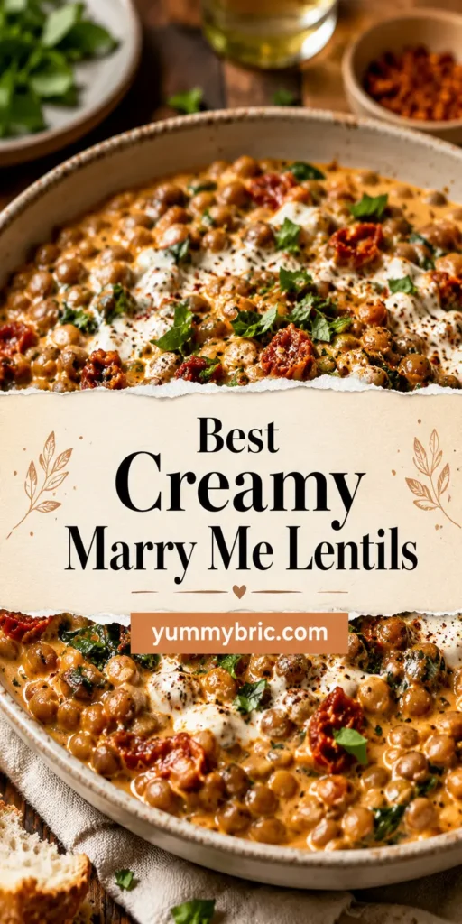 Best Creamy Marry Me Lentils