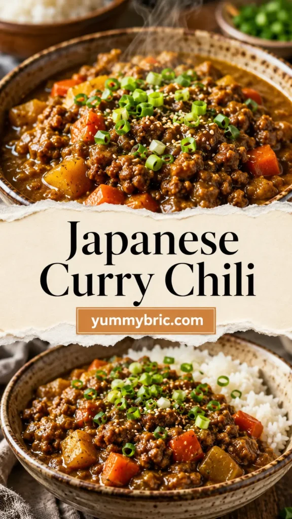 Japanese Curry Chili with Ground Beef