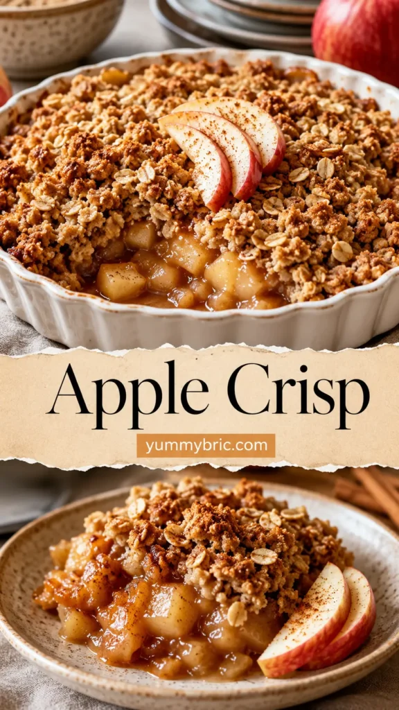 Apple Crisp with Cinnamon Oat Crumble