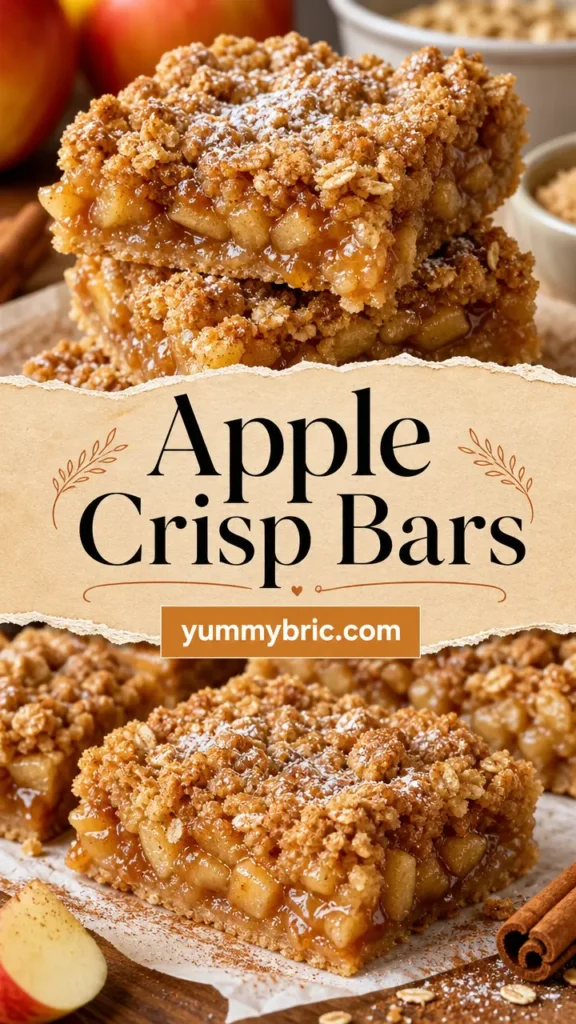 Apple Crisp Bars with Brown Sugar Crumble
